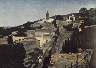 Arab Village of Sidi-Bou-Medin, Near Tlemcen by European Photographer